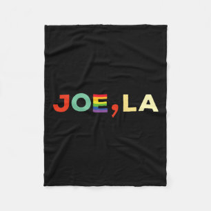 Biden Comma La Kamala Harris Funny Gay Pride Rainb Fleece Blanket