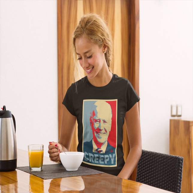 BIDEN CREEPY POP ART Anti Joe Biden T-Shirt (Creator Uploaded)