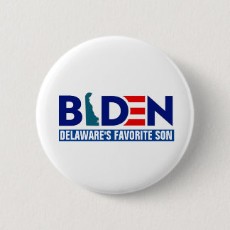 Biden: Delaware's Favourite Son 6 Cm Round Badge