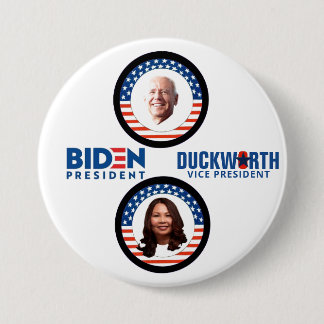 Biden/Duckworth 2020 7.5 Cm Round Badge
