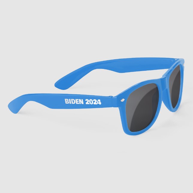 Biden for president 2024 election blue democrat sunglasses (Right)