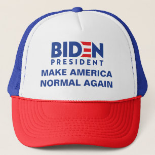 Biden for President Make america normal again Trucker Hat