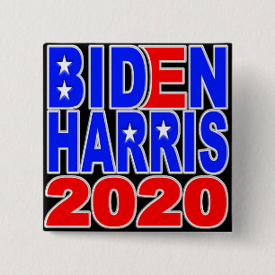 Biden Harris 2020 15 Cm Square Badge