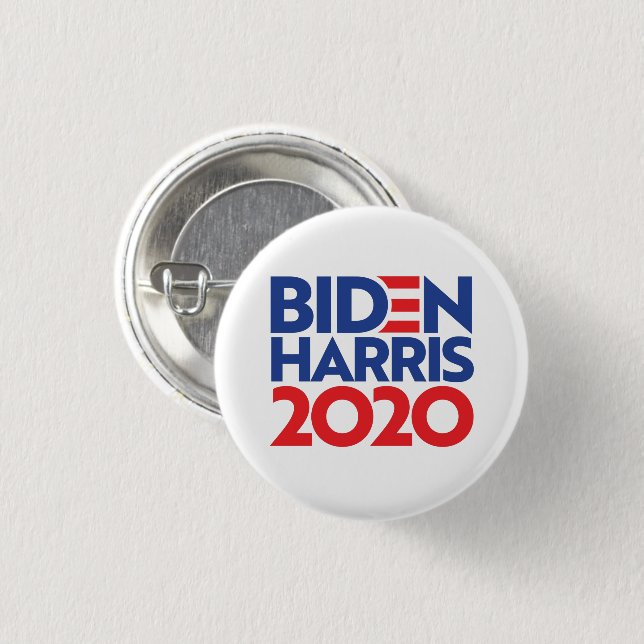 BIDEN HARRIS 2020 3 CM ROUND BADGE (Front & Back)