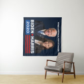 Biden Harris 2020 Blue Campaign Banners Tapestry (In Situ (Horizontal))