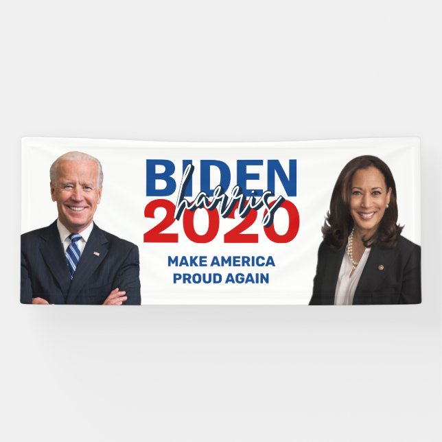 Biden Harris 2020 Campaign Rally Photo Banner (Horizontal)