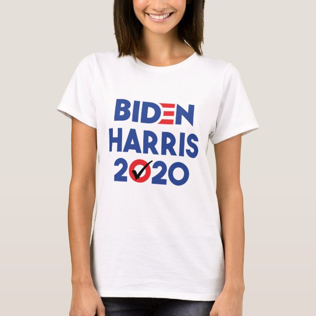 Biden Harris 2020 - Elect Biden for President T-Shirt (Front)