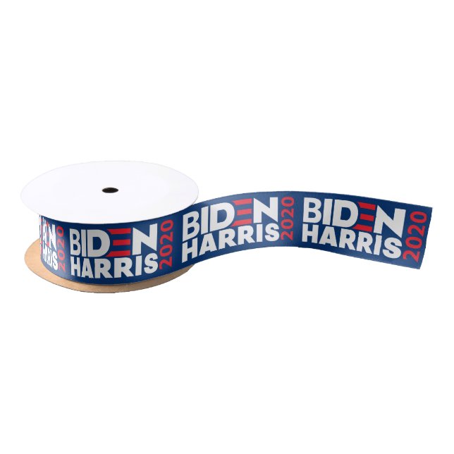 Biden / Harris 2020 Election Campaign Grossgrain / Satin Ribbon (Spool)