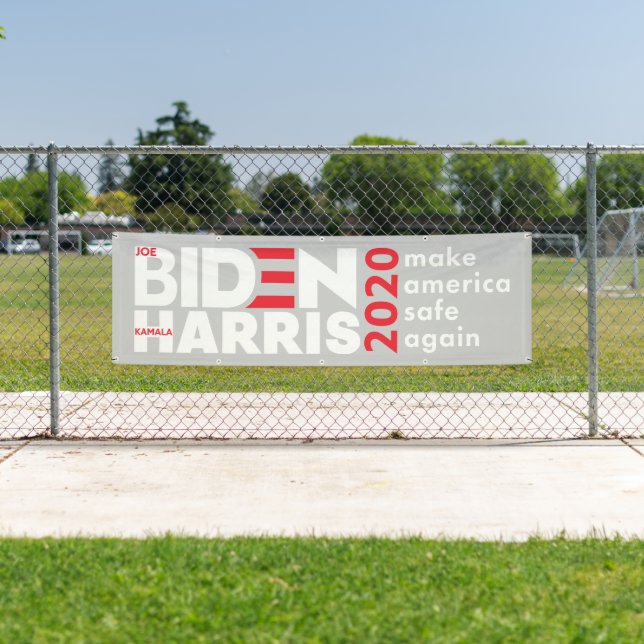 Biden Harris 2020 Election Campaign Indoor Outdoor Banner (Insitu)