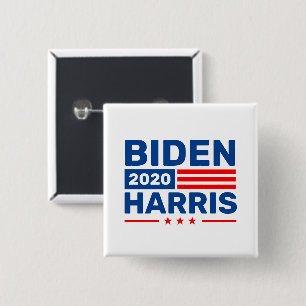 Biden Harris 2020 Election Campaign Rally Pinback 15 Cm Square Badge