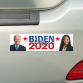 Biden Harris 2020 Election Campaign with Photos Bumper Sticker (On Car)