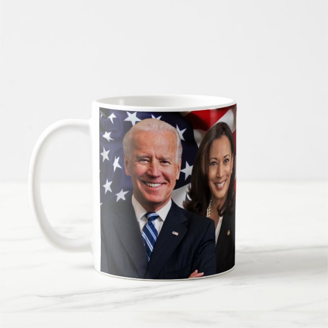 Biden Harris 2020 Election Collectible Photo Coffee Mug (Left)