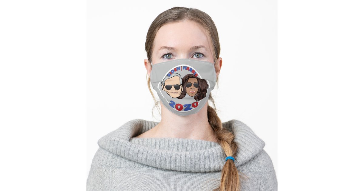 biden harris 2020 election cool shades facemask cloth face ...