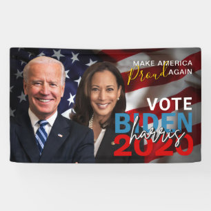 Biden Harris 2020 Election Patriotic Photo Banner