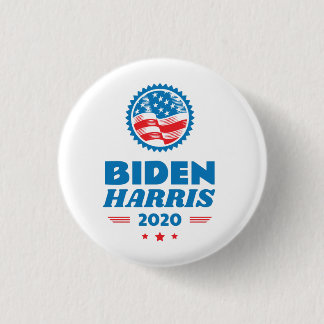 Biden Harris 2020 Flag Seal 3 Cm Round Badge