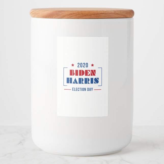 Biden Harris 2020 Food Label (Front)