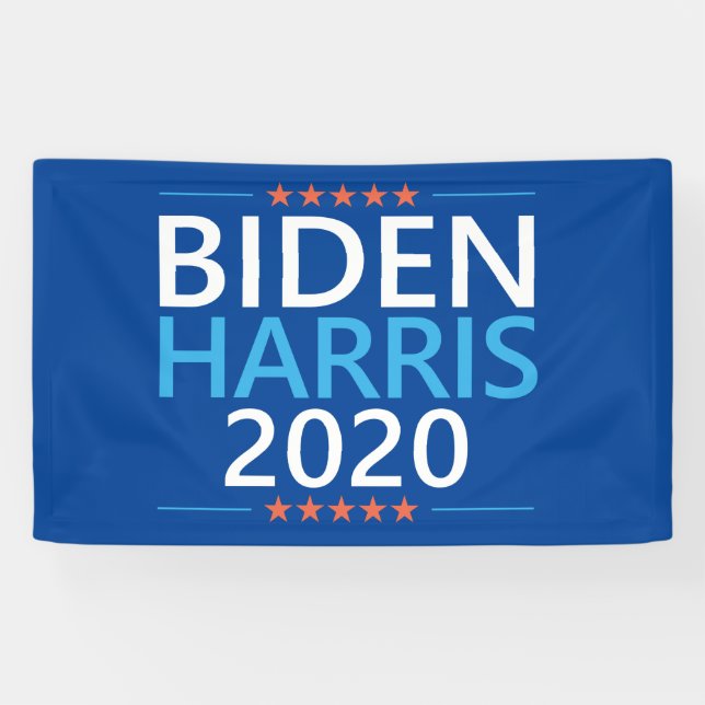 Biden Harris 2020 for President Banner (Horizontal)