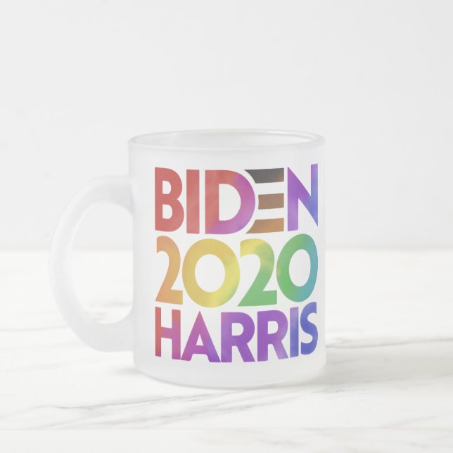 Biden Harris 2020 Frosted Mug (Left)