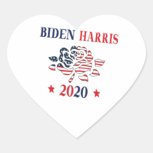 Biden Harris 2020 Heart Sticker