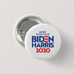 BIDEN HARRIS 2020 - Hope Over Fear 3 Cm Round Badge