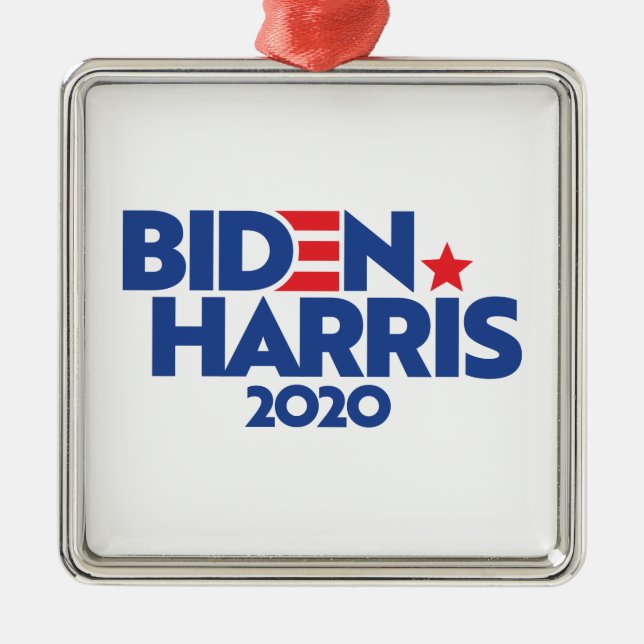Biden Harris 2020 Metal Tree Decoration (Front)