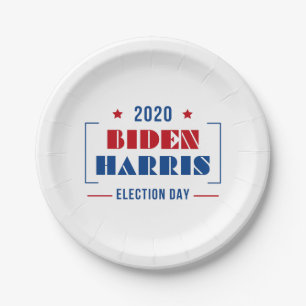 Biden Harris 2020 Paper Plate
