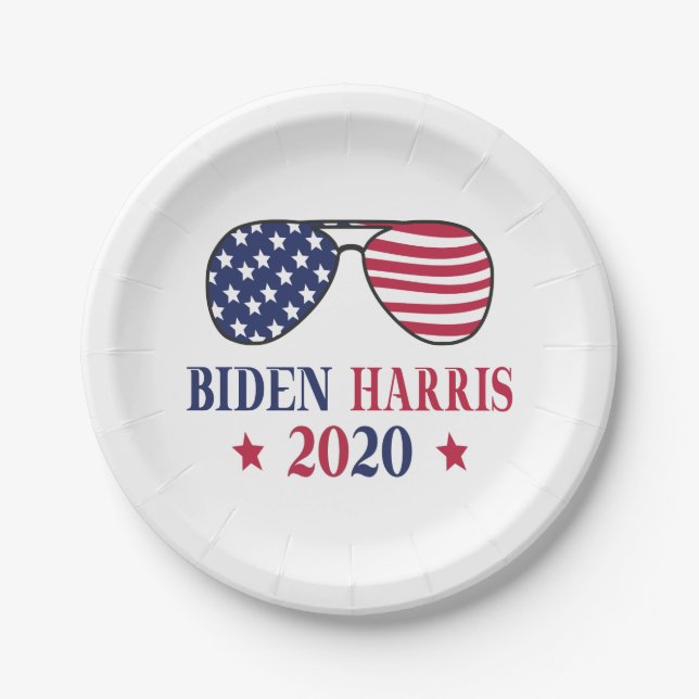 Biden Harris 2020 Paper Plate (Front)