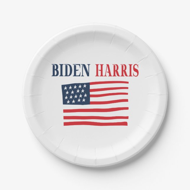 Biden Harris 2020 Paper Plate (Front)