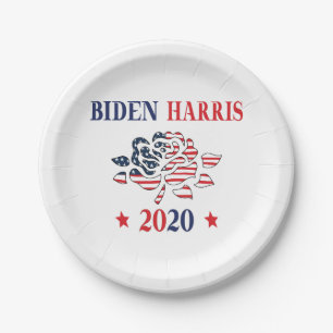 Biden Harris 2020 Paper Plate
