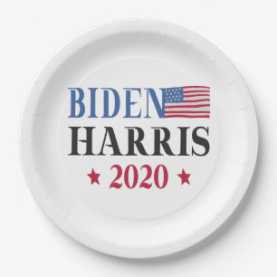 Biden Harris 2020 Paper Plate