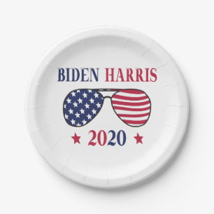 Biden Harris 2020 Paper Plate