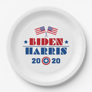 Biden Harris 2020 Paper Plate
