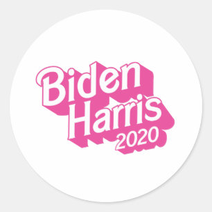 Biden Harris 2020 Pink Pride Classic Round Sticker