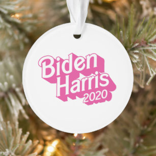 Biden Harris 2020 Pink Pride Ornament