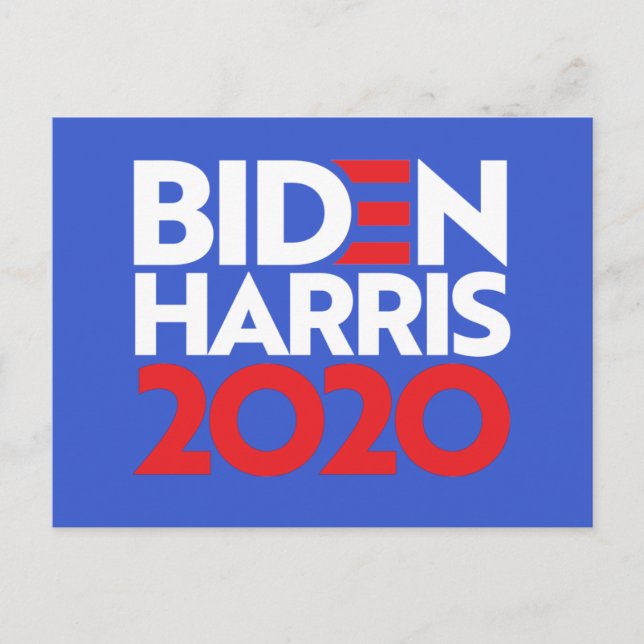 BIDEN HARRIS 2020 POSTCARD (Front)