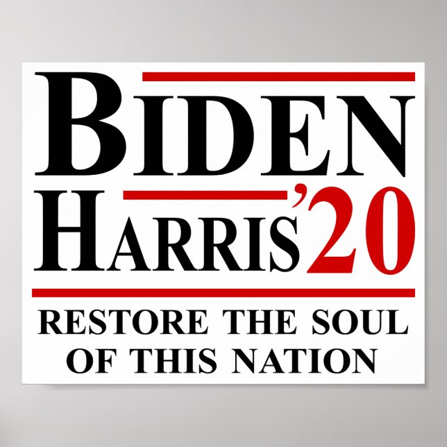 Biden Harris 2020 Poster (Front)
