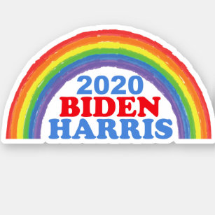Biden Harris 2020 Rainbow