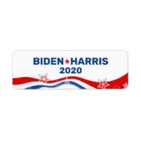 Biden Harris 2020 text and USA flag