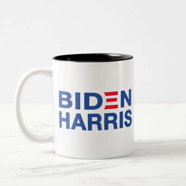 Biden-Harris 2020 Two-Tone Coffee Mug (Left)