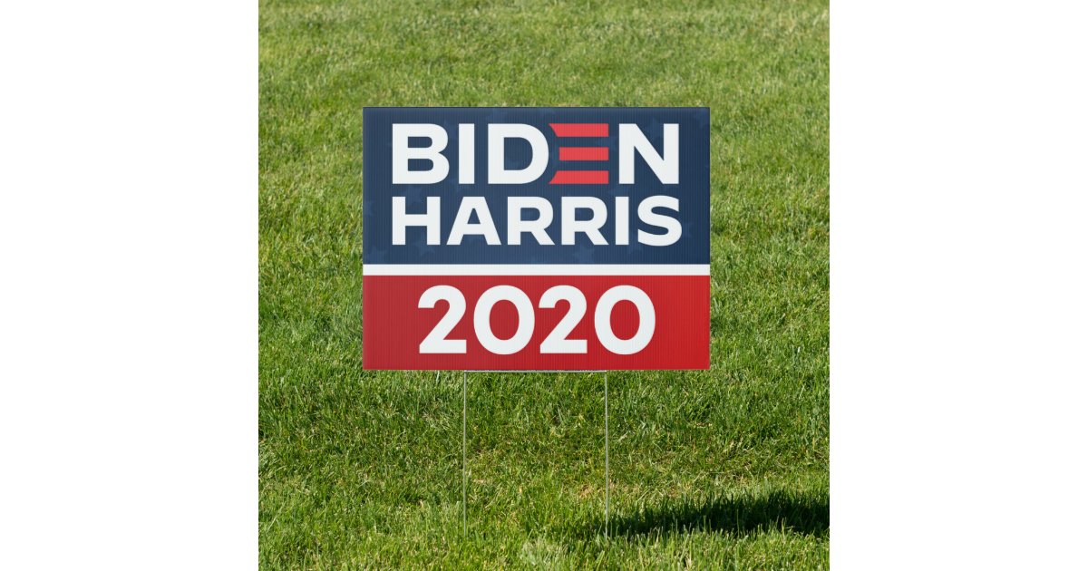 Biden Harris 2020 Yard Sign 