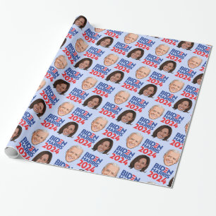 Biden Harris 2024 Birthday Wrapping Paper