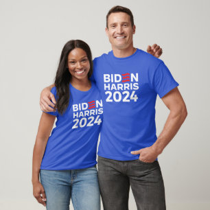 Biden Harris 2024 Blue T-Shirt