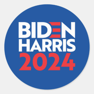 BIDEN HARRIS 2024 CLASSIC ROUND STICKER