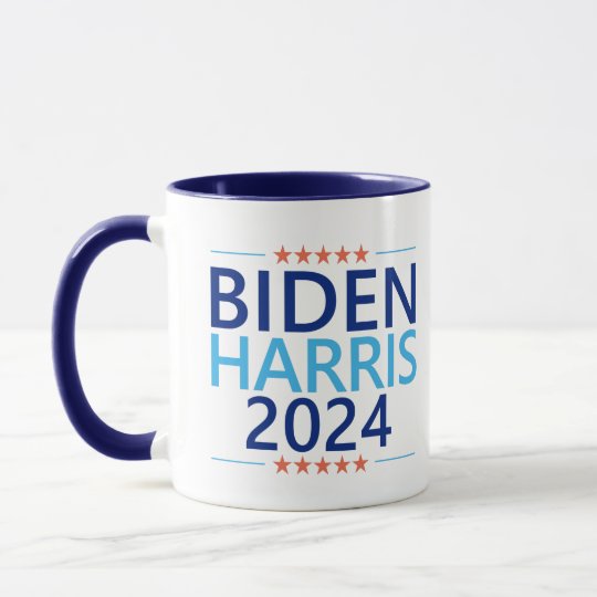 Biden Harris 2024 for President US Election Mug Zazzle.co.uk