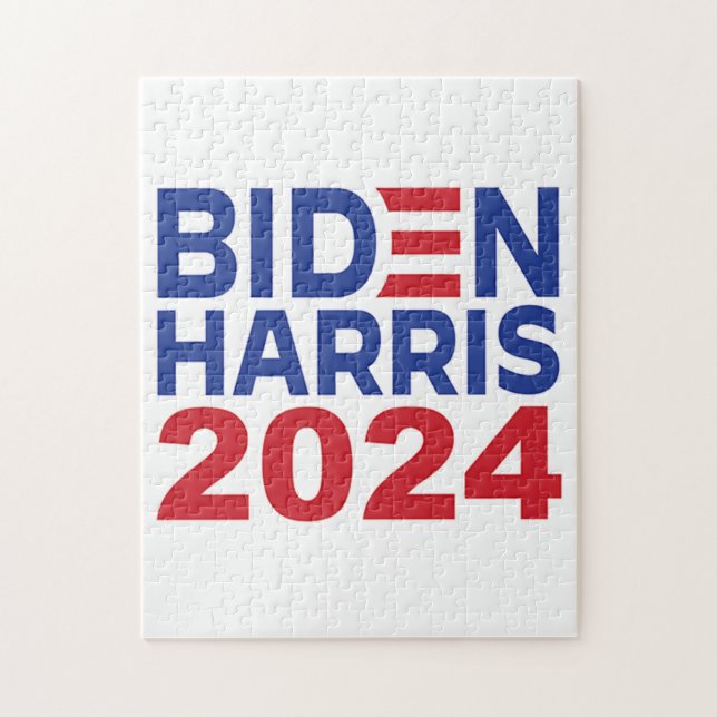 Biden Harris 2024 Jigsaw Puzzle (Vertical)