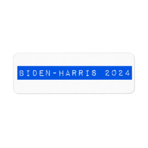 Biden-Harris 2024 Retro Label design