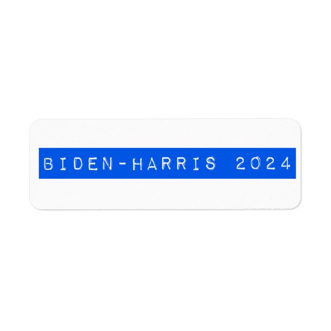 Biden-Harris 2024 Retro Label design (Front)