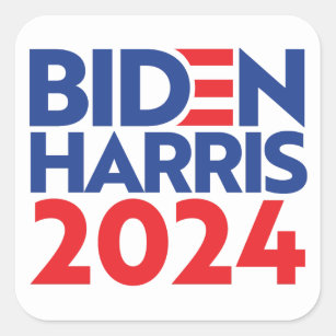 Biden Harris 2024 Square Sticker
