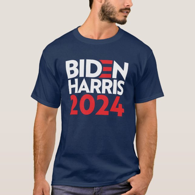 BIDEN HARRIS 2024 T-Shirt (Front)