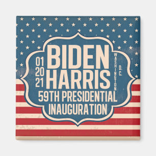Biden Harris 59th Inauguration Commemorative Magnet